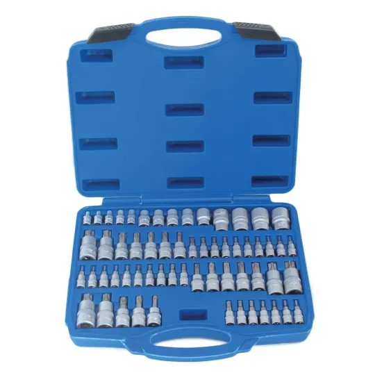Bit Set - E-Torx, Torx , Torx Plus, Star Tamperproof - 60 pcs. - S-ST60B