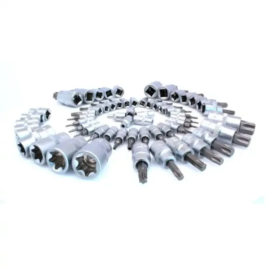 Bit Set - E-Torx, Torx , Torx Plus, Star Tamperproof - 60 pcs. - S-ST60B