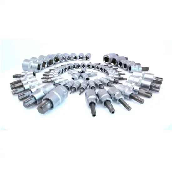 Bit Set - E-Torx, Torx , Torx Plus, Star Tamperproof - 60 pcs. - S-ST60B