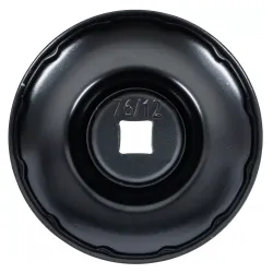 Oil Filter Wrench - 12-point - Ø 76 mm - for Fiat, Mercedes-Benz, Renault 