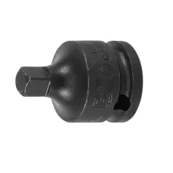 Impact Socket Adaptor | internal square 10 mm (3/8") - external square 6.3 mm (1/4")
