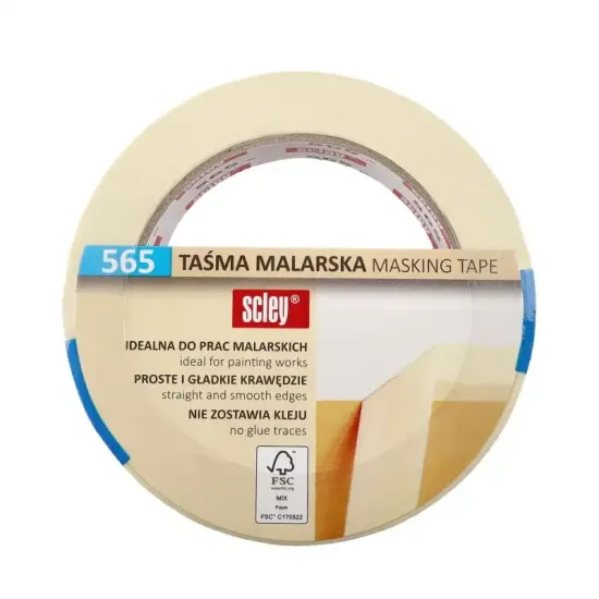 Masking tape - White rubber - 38 mm x 50 m - 0300-655038