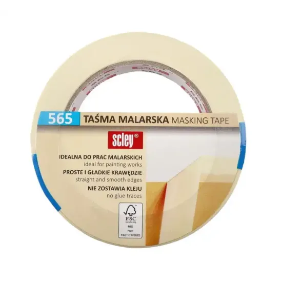Masking tape - White rubber - 48 mm x 50 m - 0300-655048