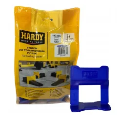Tile levelling clips - 1 mm - 100 pcs.