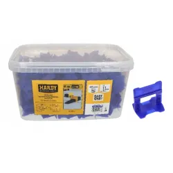 Tile levelling clips - 1 mm - 400 pcs.