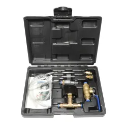 Air shock absorber leak detector