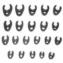 Flare Nut Crowfoot Wrench Set - 21 pcs