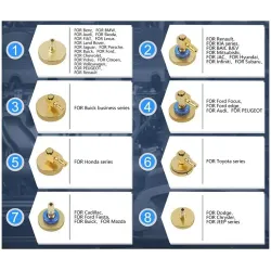 Brake fluid adapters Set - 17 pcs