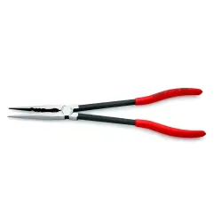 Long Reach Needle Nose Pliers With transverse profiles - 280 mm