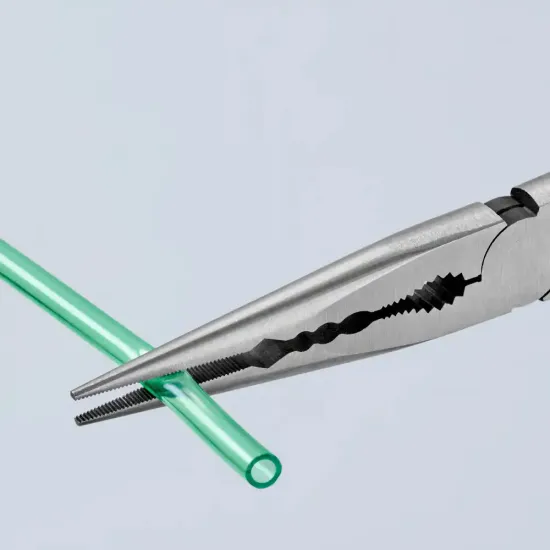 Long Reach Needle Nose Pliers With transverse profiles - 280 mm - 28 71 280