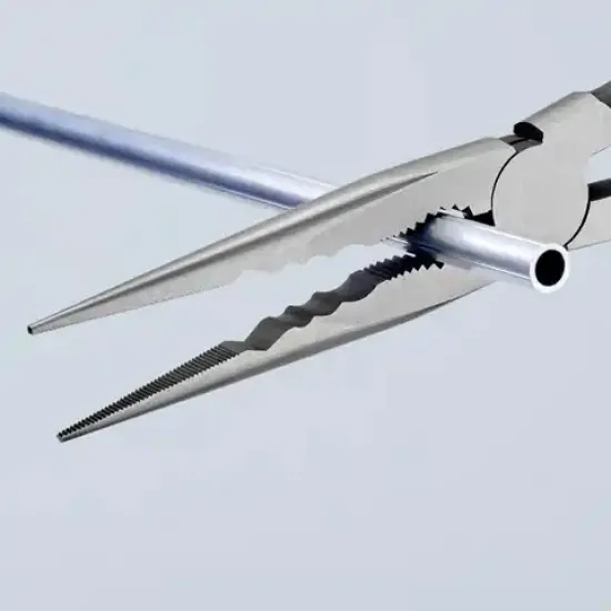 Long Reach Needle Nose Pliers With transverse profiles - 280 mm - 28 71 280