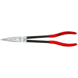 Long Reach Needle Nose Pliers With transverse profiles - 280 mm
