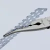 Long Reach Needle Nose Pliers With transverse profiles - 280 mm - 28 81 280