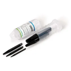 Screw extractor set in rotating plastic case - 5 pcs.