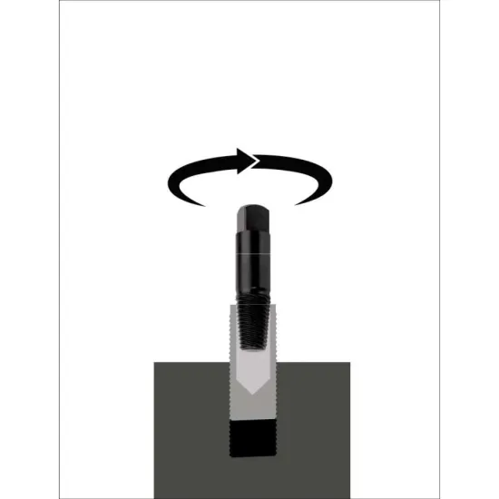 Screw extractor set in rotating plastic case - 5 pcs. - 9R 470 900 3