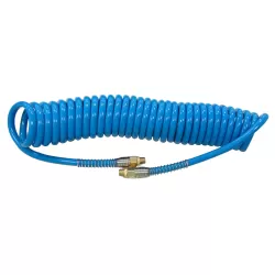 Air hose - Polyurethane - Spiral - 10 x 15 mm, 1/4" - 15 m