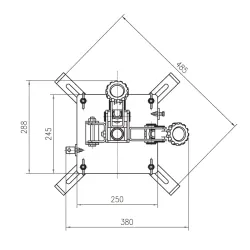Adjustable adapter for Transmission Jack