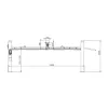 Four-post hydraulic car lift - Manual lock - 5 t - 4SF-5000B