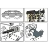 Комплект за зацепване на двигатели - BMW N42, N46, N46T - CK1067