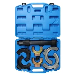 Heavy-Duty 3 Pairs Jaws Fork Spring Compressor Universal Interchangeable Fork Coil Extractor Tool Set