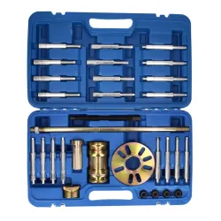 Heavy Duty Wheel Hub Puller Brake Drums Drive Shaft Removal Tool Set - 30 pcs
