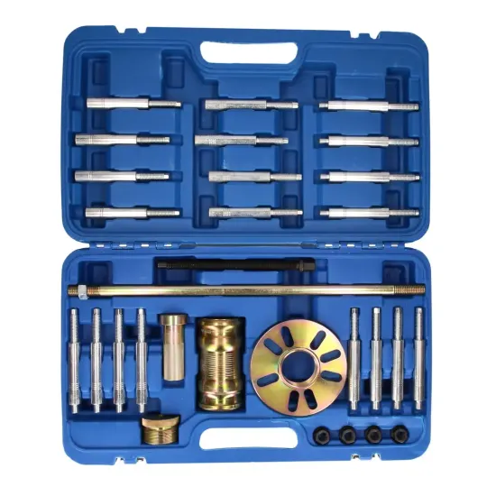 Heavy Duty Wheel Hub Puller Brake Drums Drive Shaft Removal Tool Set - 30 pcs - CK1406