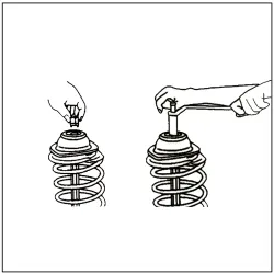 Turnbuckle for shock absorber's top lid - 39 pcs