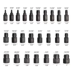 Screw Extractor Set - 25 pcs