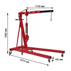 Engine crane - 2 t - Foldable