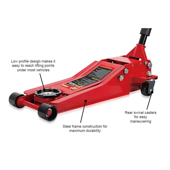 Jack Hydraulic - 2.5 t - Quick-lift, low profile - T830026