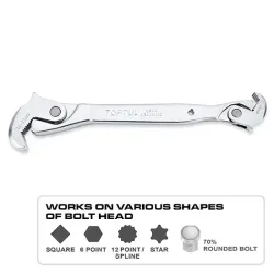 Double Ended Quick Self-Adjusting Wrench 