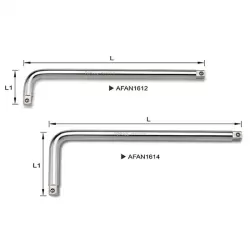 L-Handle (90° Offset) 