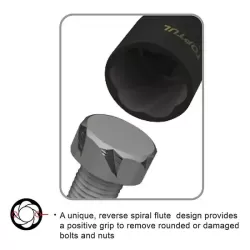 Damaged Bolt Remover Sockets - 1/2"