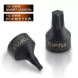 One-Piece Stubby Star Bit Sockets - 1/4"