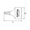 One-Piece Stubby Star Bit Sockets - 1/4" - BCFB