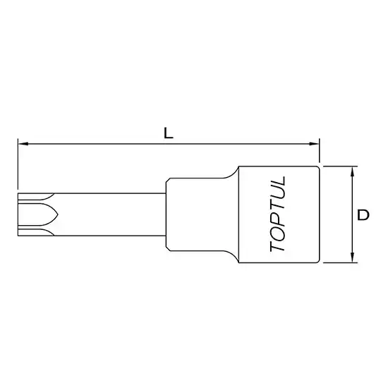 Star Bit Sockets - 1/2" - BCGA16