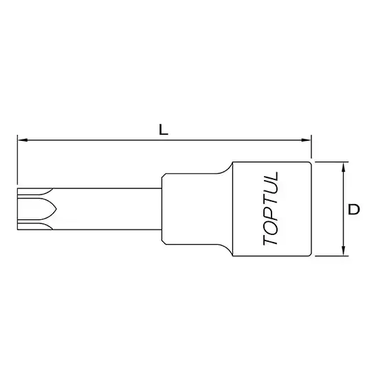 Star Tamperproof Bit Sockets - 1/2" - BCKA