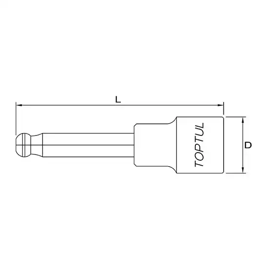 Ball Point Bit Sockets - 1/2" - BCSA