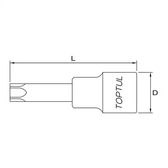 Star Bit Sockets - 1/2" - BCUA