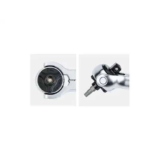Stubby Swivel-Head Ratchet with Bit Drives - 3/8" - CJOM1216