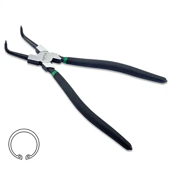 90° Retaining Ring Pliers (Internal Ring) - 12" - DCAC1212