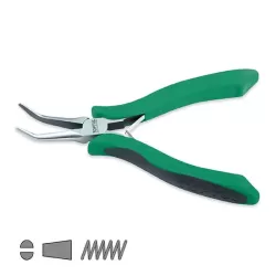 Pro-Series Electronics Bent Nose Pliers - 6"