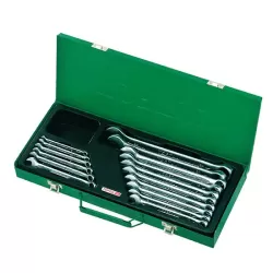15° Offset Standard Combination Wrench Set - 16 pcs