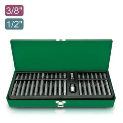 Bit Set 1/2" & 3/8" - 40 pcs