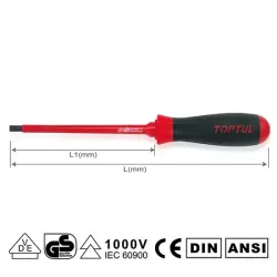 VDE Insulated Screwdriver Set - 6 pcs