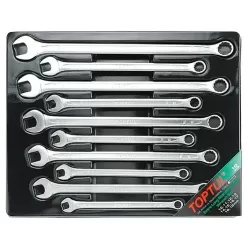 15° Offset Extra Long Combination Wrench Set - 10 pcs