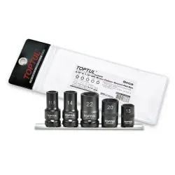 Вложки за спирачни апарати - 1/2" & 3/8" - Комплект на релса - 5 бр.