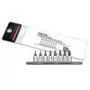 Pentacle Bit Socket Rail Set 1/4" dr. - 8 pcs - GAAG0805