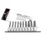 Long Ribe Bit Socket Rail Set - 1/2" dr. - 10 pcs
