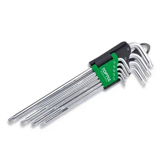 Extra Long Type Star Key Wrench Set - 9 pcs - GAAL0924